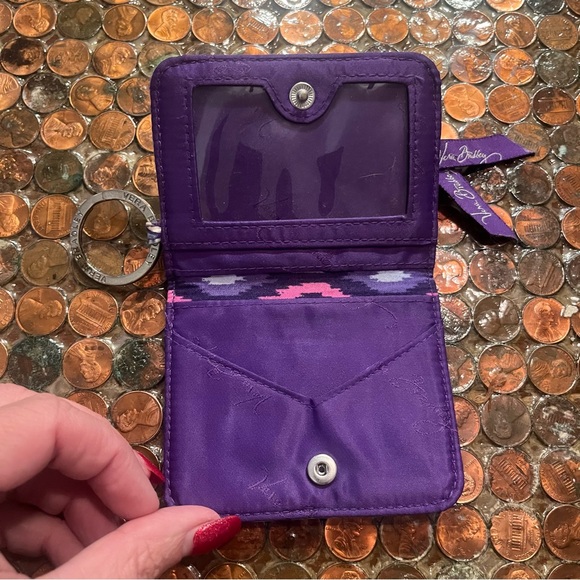 VERA BRADLEY Campus Double ID Case Wallet in Lilac Tapestry - Picture 3 of 4